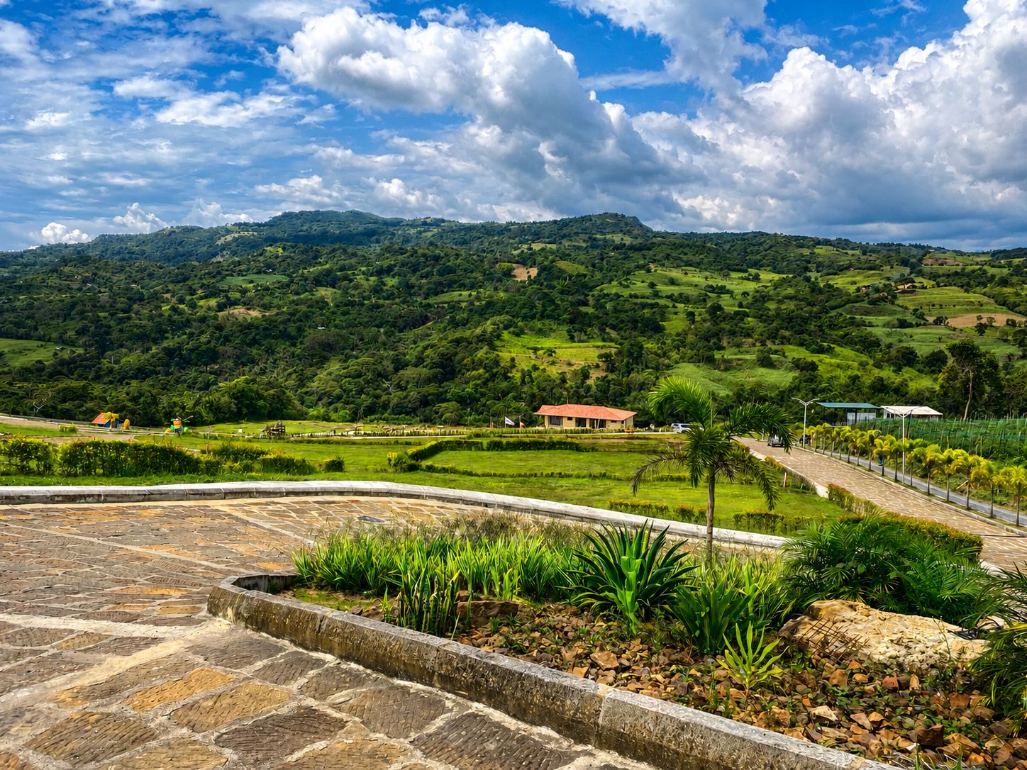 Vías en piedra Barichara